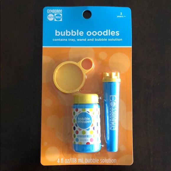gymboree bubble ooodles with wand and tray